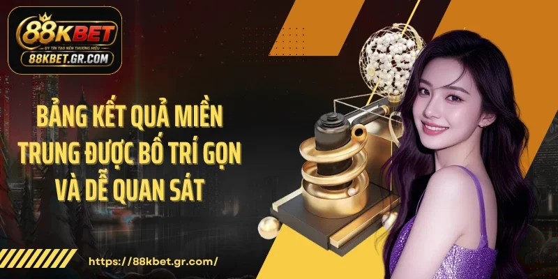Bảng kết quả được chia rõ theo từng lịch quay cố định
